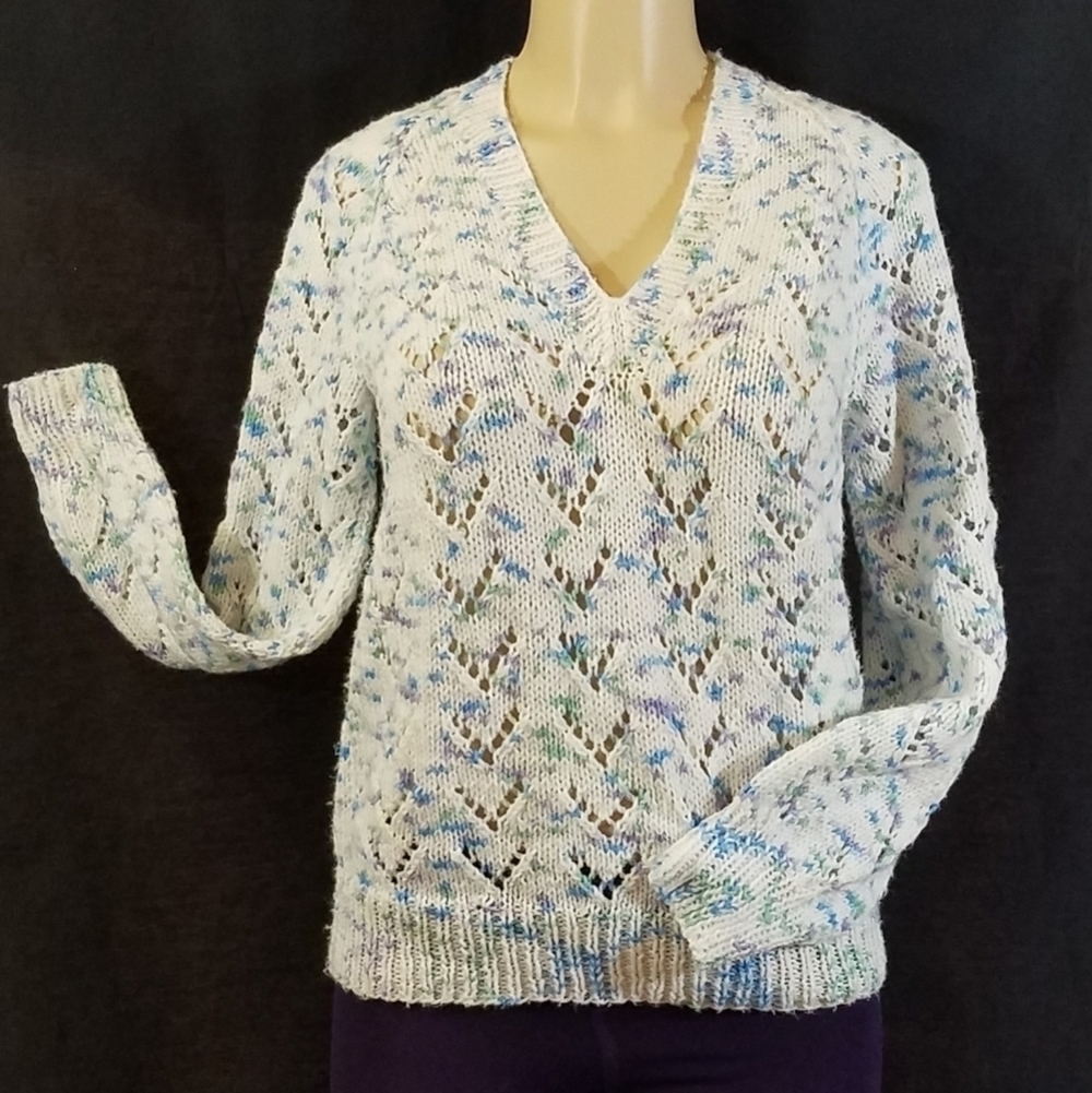 HAND-CRAFTED Lacy Sweater